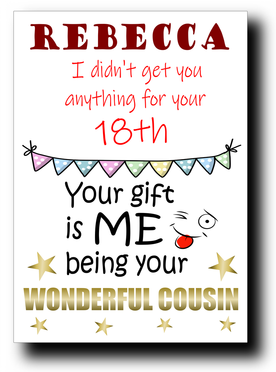 Funny 18th Birthday Card Beespoke Cards And Ts 